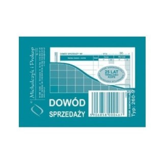 DRUK DOWÓD SPRZEDAŻY A7 260-9