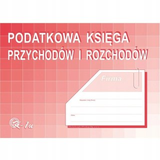 DRUK PODATKOWA KSIĘGA PRZYCH.-ROZCHODU A4 K-01U