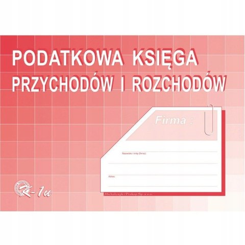 DRUK PODATKOWA KSIĘGA PRZYCH.-ROZCHODU A4 K-01U