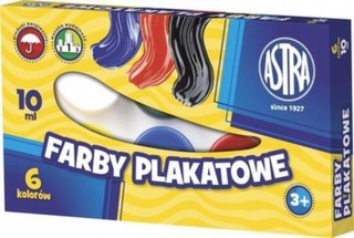 Farby plakatowe Astra 6 kol 10 ml