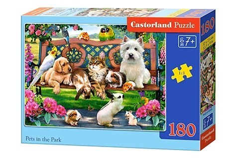 Puzzle 180 el. B-018444 Pets in the Park