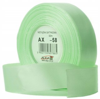 Wstążka sat. j.zieleń 12mm/32m kpl.1szt ax12-58