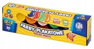 Farby plakatowe ASTRA 12+2 20 ml