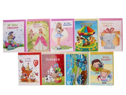 Laurka urodzinowa w zestawie z kopertą