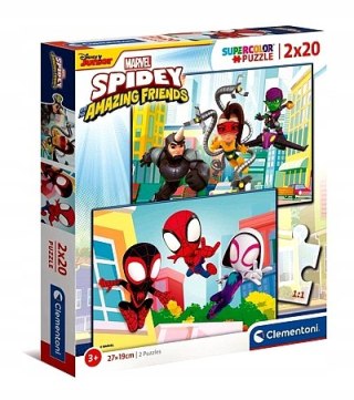 PUZZLE 2X20EL CLM 24794 SPIDEY PUD