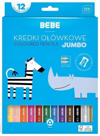 BBI Kredki oł JUMBO 12kol.BB KID FSC100%