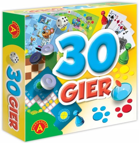 GRY RODZINNE - ZESTAW 30 GIER