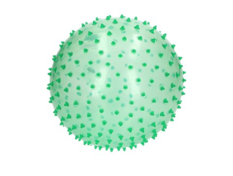 PIŁKA PVC 230MM JEŻYK TRANSPARENTNY