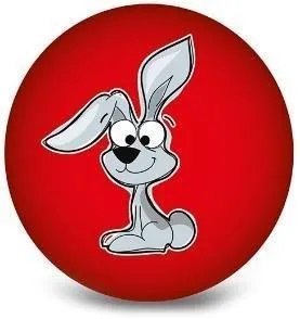 PIŁKA PVC 230MM ZAJĄCZEK