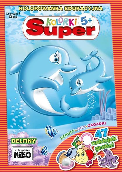 Słodkie kolorki. Delfiny NIKO