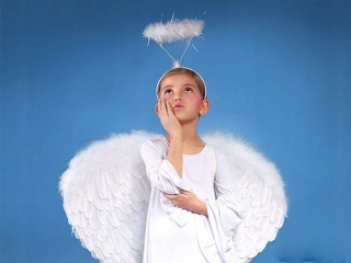 Aureola aniołka na Jasełka