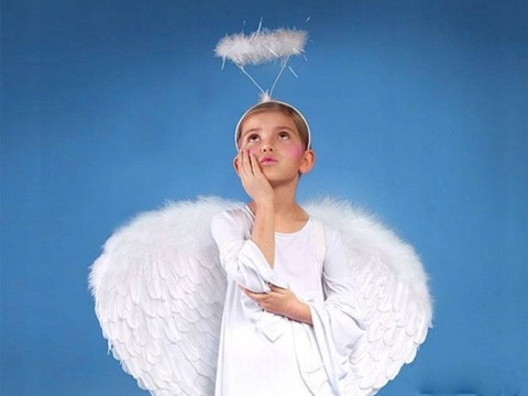 Aureola aniołka na Jasełka