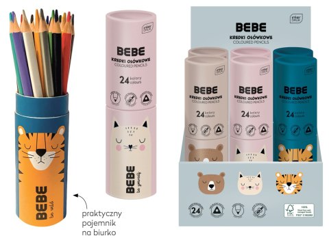 BBI Kredki oł.tuba 24kol BB FRI FSC100 BBI Kredki oł.tuba 24kol BB FRI FSC100