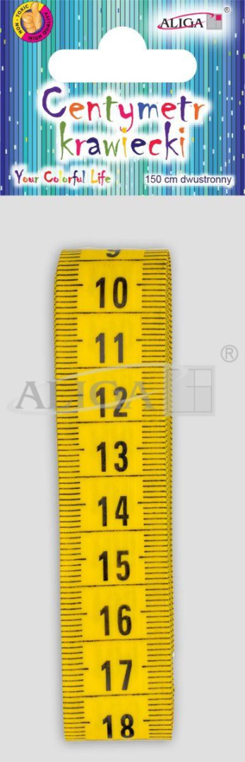 CENTYMETR KRAWIECKI DWUSTRONNY 150CM CENTYMETR KRAWIECKI DWUSTRONNY 150CM