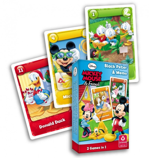 Karty do gry Czarny Piotruś Memory. Mickey&Friends