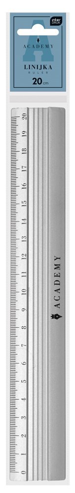 Linijka aluminiowa 20cm ACADEMY