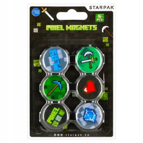 MAGNES KOL PIXEL 30MM OP6SZT STK MAGNES KOL PIXEL 30MM OP6SZT STK