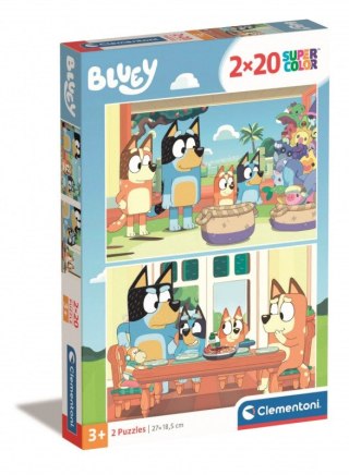 PUZZLE 2X20EL CLM 24807 BLUEY PUD