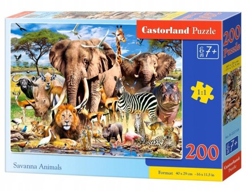 Puzzle 200 el. Savanna Animals