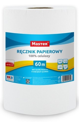 RĘCZNIK PAPIEROWY MASTER CELULOZA 60M 1szt S301
