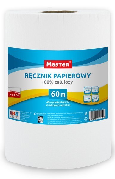 RĘCZNIK PAPIEROWY MASTER CELULOZA 60M 1szt S301
