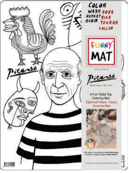 STRIGO FUNNY MAT TRANSPARENT - PICASSO 30x40cm