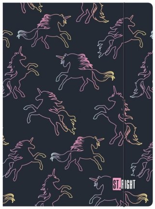 TECZKA Z GUMKY A4 300 g/m2 ST.RIGHT DREAM UNICORN