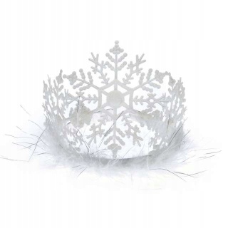 TIARA KORONA ŚNIEŻYNKI