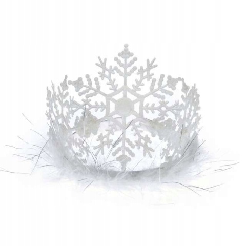 TIARA KORONA ŚNIEŻYNKI