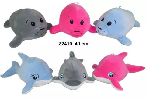 ZWIĘRZETA MORSKIE 40CM 6 ASST