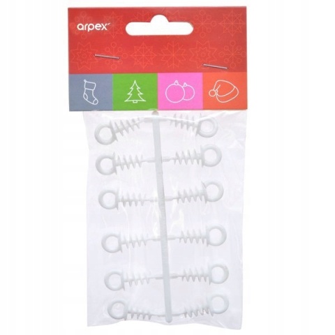 Zawieszki wkręcane do styropianu (12 szt.)