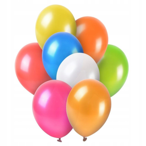 BALONY METALIZOWANE "10 MIX 100SZT