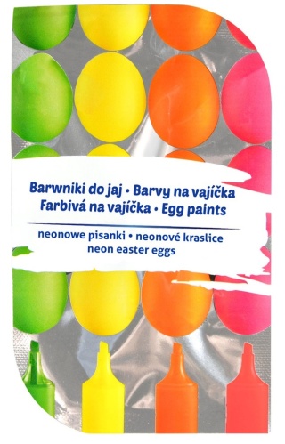 Barwniki do jaj - neonowe pisanki 4kol