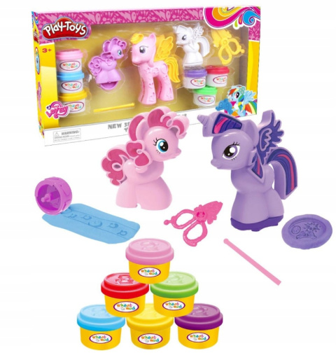 CIASTOLINA 6KOL+ KUCYKI PONY