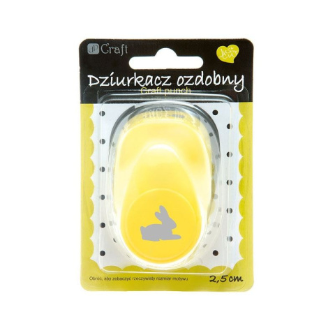 DZIURKACZ OZDOBNY 25MM KRÓLIK DPCRAFT