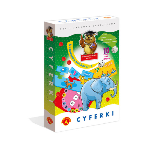 GRA CYFERKI - UKŁADANKA EDUKACYJNA