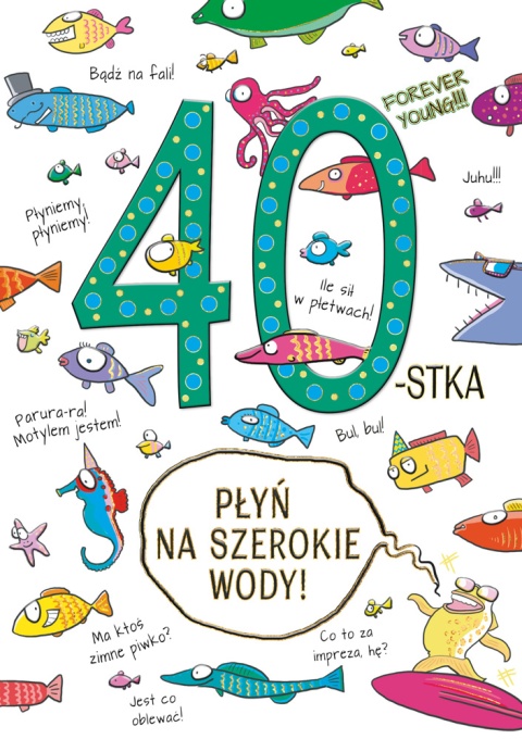 KARTKA A5 40- URODZINY KARTKA A5 40- URODZINY