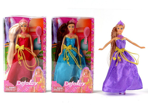 LALKA 29cm. W SUKNI BALOWEJ W/B; 18/36