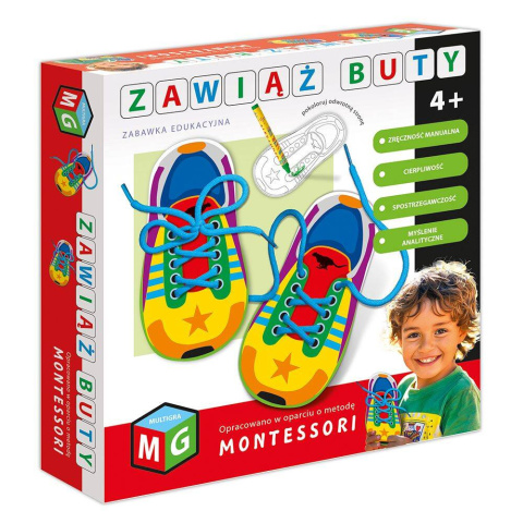 MONTESSORI -ZABAWKA EDUKACYJNA ZAWIĄŻ BUTY MULTIGT MONTESSORI -ZABAWKA EDUKACYJNA ZAWIĄŻ BUTY MULTIGT