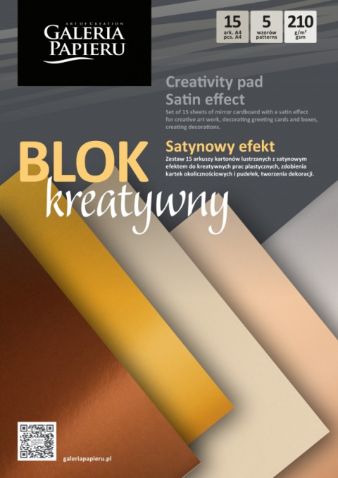 PAPIER KOLOROWY A4 15K SATYNOWY 210G GAL PAP PAPIER KOLOROWY A4 15K SATYNOWY 210G GAL PAP