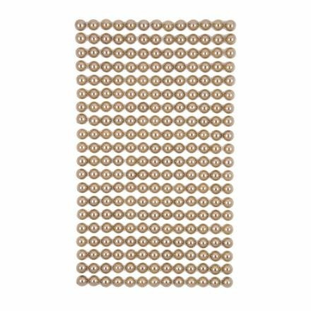 PEREŁKI SAMOPRZYLEPNE 6 MM, 260 SZT. BEIGE