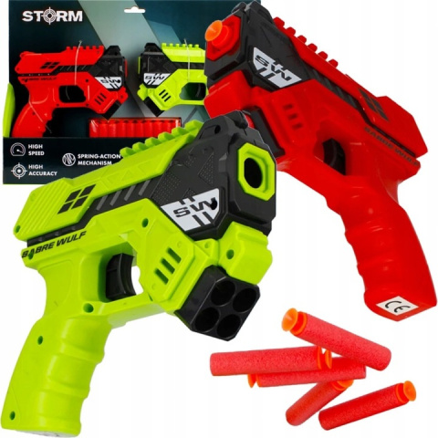 PISTOLET NA STRZAŁKI+ AKC 37X26X5 2SZT