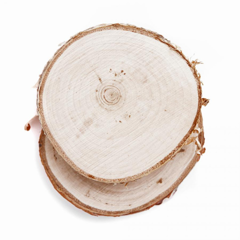 PLASTRY DREWNA, 2 SZT. Fi-6-8 CM PLASTRY DREWNA, 2 SZT. Fi-6-8 CM