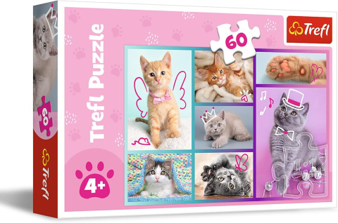 PUZZLE 60EL SŁODKIE KOCIAKI TREFL