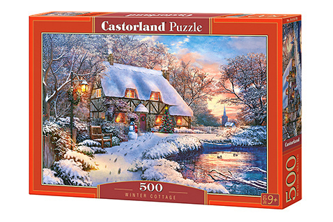 Puzzle 500 el. Winter Cottage Puzzle 500 el. Winter Cottage