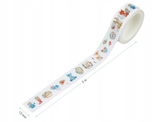 TAŚMA CUTE TOYS DEKORACYJNA 1,5CMX3M MESHU