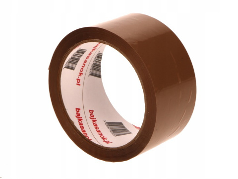 TAŚMA PAKOWA CICHA BRĄZOWA (6) 48mm/60m NADRUK TAŚMA PAKOWA CICHA BRĄZOWA (6) 48mm/60m NADRUK