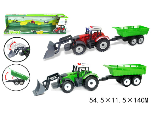 TRAKTOR Z PRZYCZEPĄ (ŚWIATŁO, DŹWIĘK)