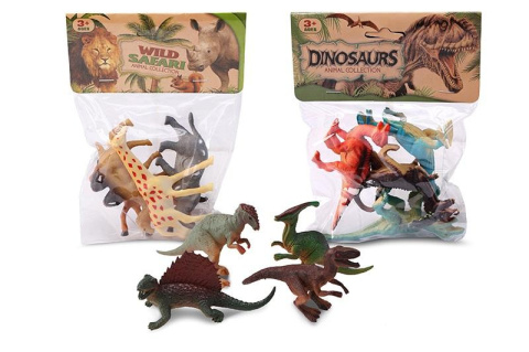 ZESTAW FIGUREK - SAFARI/DINOZAURY 4 EL. 10 SZT/K ZESTAW FIGUREK - SAFARI/DINOZAURY 4 EL. 10 SZT/K