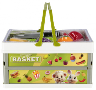 ZESTAW KUCHENNY ŻYWNOŚĆ W KOSZYKU 26X14X18 MC